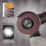 SATC Flap Discs 125mm 10 Pack 80 Grit T27 for Grinding Angle Grinder view 3