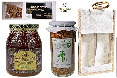 Ökologische Lavendel Roher Honig, 1000 GR Miel Antonio Simon, Lavendelhonig, Ökologische Blütenpollen, getrocknete Bienenpoll