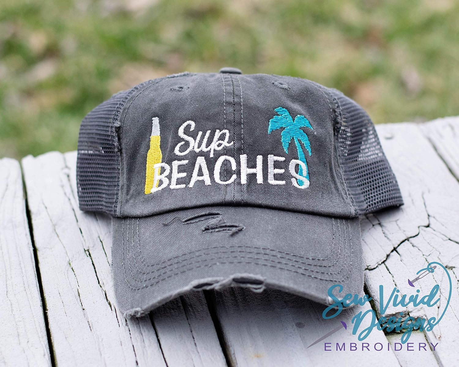 distressed baseball caps embroidered hats