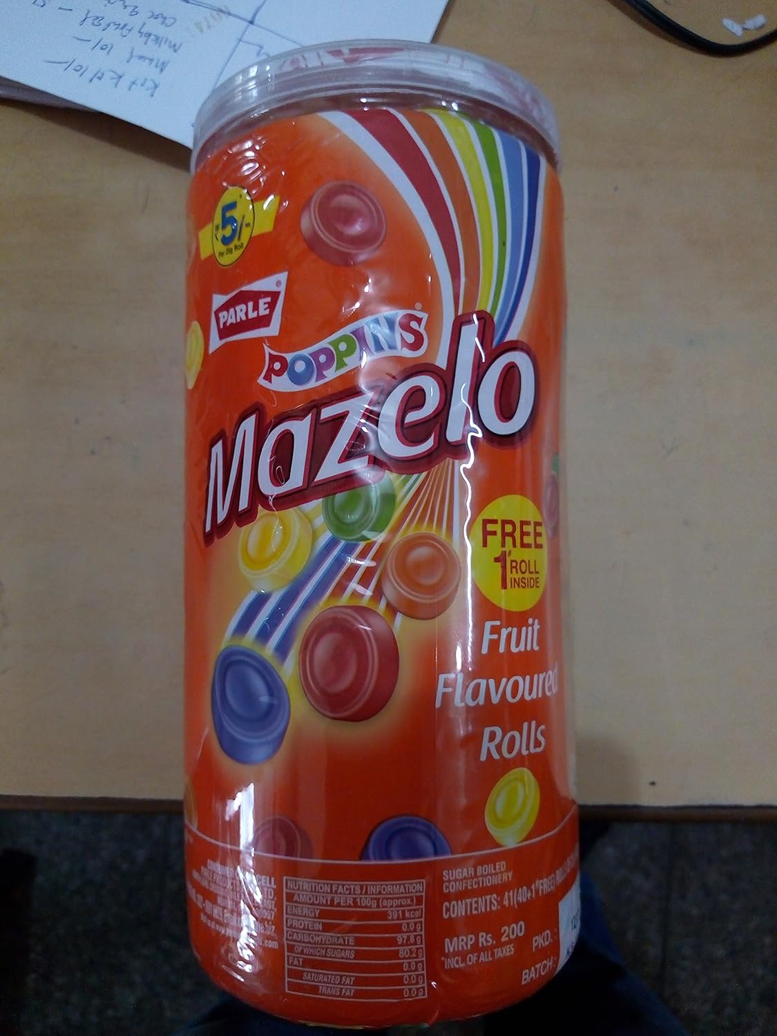 Poppins Parle Poppins Jar Pack Of 41 Orange Amazon In Grocery Gourmet Foods