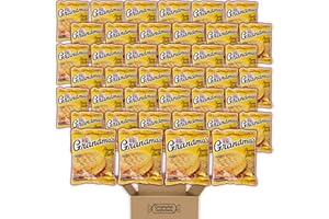 Grandma's Peanut Butter Cookies Bulk Pack - 40 Individually Sealed 2.5 ounce Bags, Each With 2 Large Cookies - For Birthdays, Lunchboxes, Work Snacks, Road Trips - In Cornershop Confections Box