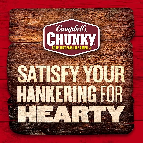 CAMPBELL’S CHUNKY SOUP, CREAMY CHICKEN AND DUMPLINGS SOUP, 16.3 OZ CAN