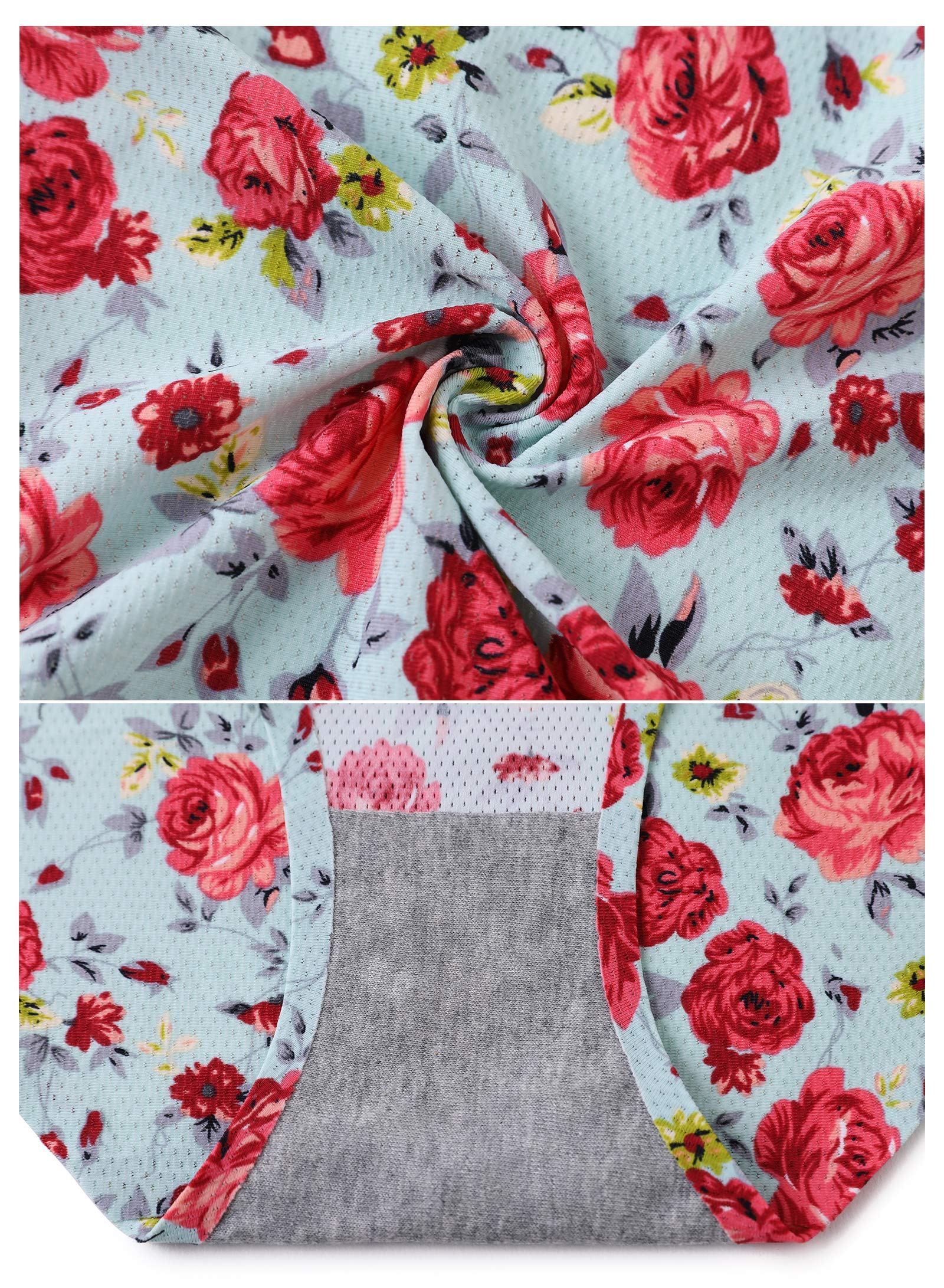 voenxe Women Bikini Underwear,Seamless Breathable Ladies Panties,No Show Comfortable Briefs Undies,Invisible Hipster,5-Pack