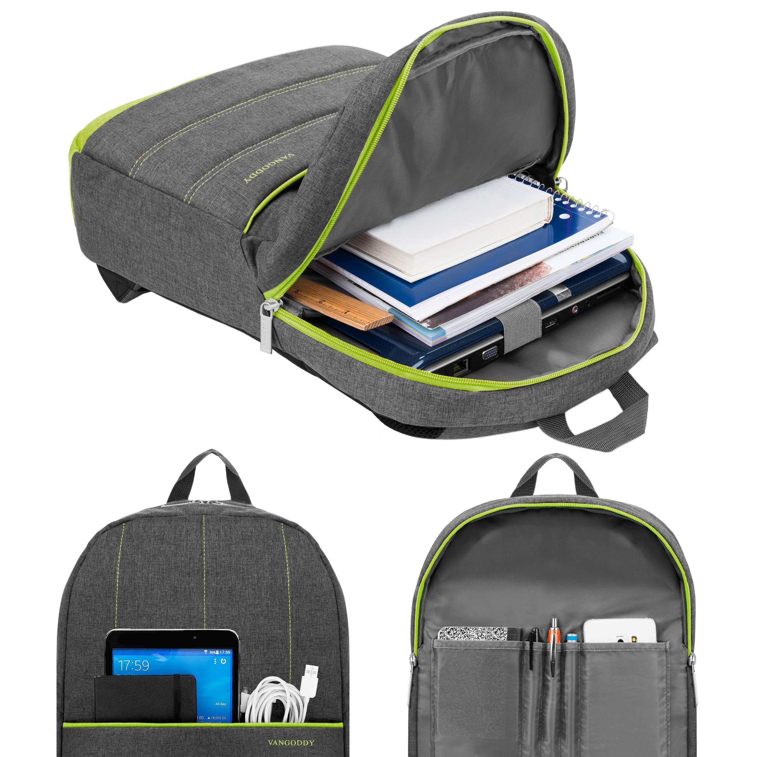 Vangoddy 14 15.6in Laptop Backpack for HP Envy, EliteBook, OMEN Apple