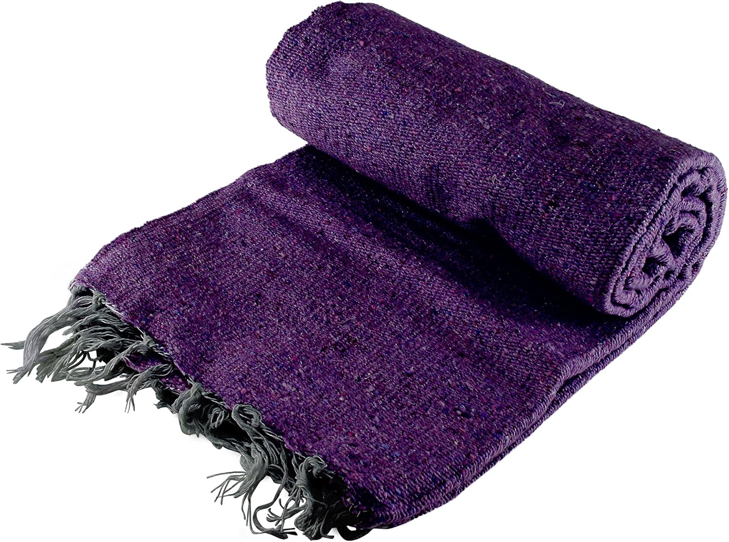 Blankets, Rugs & Textiles Collectibles Hand Woven Solid Color Purple