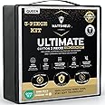 MATTSHIELD Ultimate 3-Piece Kit - Bed Bug-Proof Mattress Cover Queen Size 100% Cotton Top + 2 Pillow Protectors with Zipper - 6 Sided Waterproof Encasement, Total Defense Kit