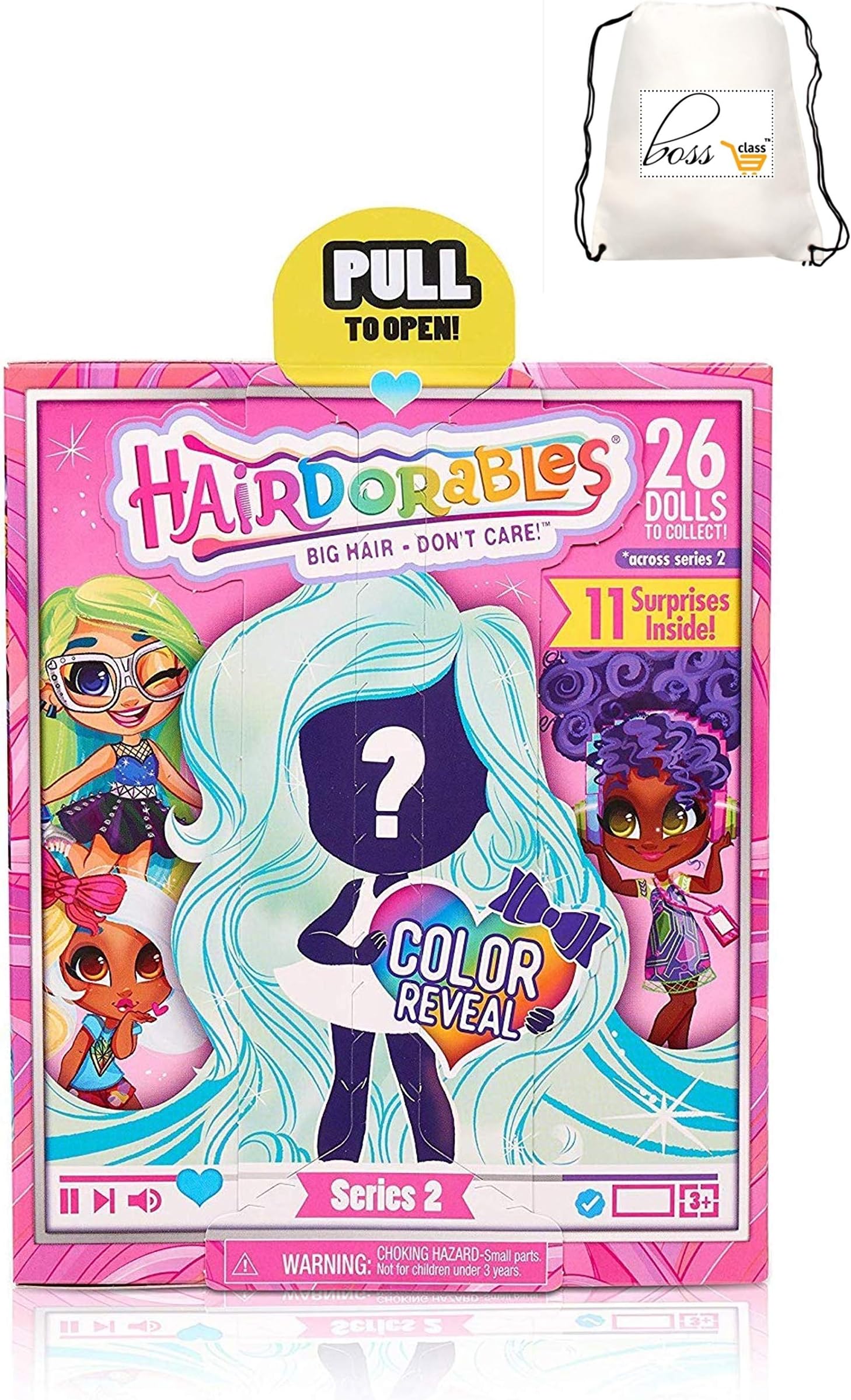 Hairdorables ‐ Collectible Surprise Dolls and Accessories: Series 2 (Bonus Fashion Doll/ POUPEE Mode) Boys Girls