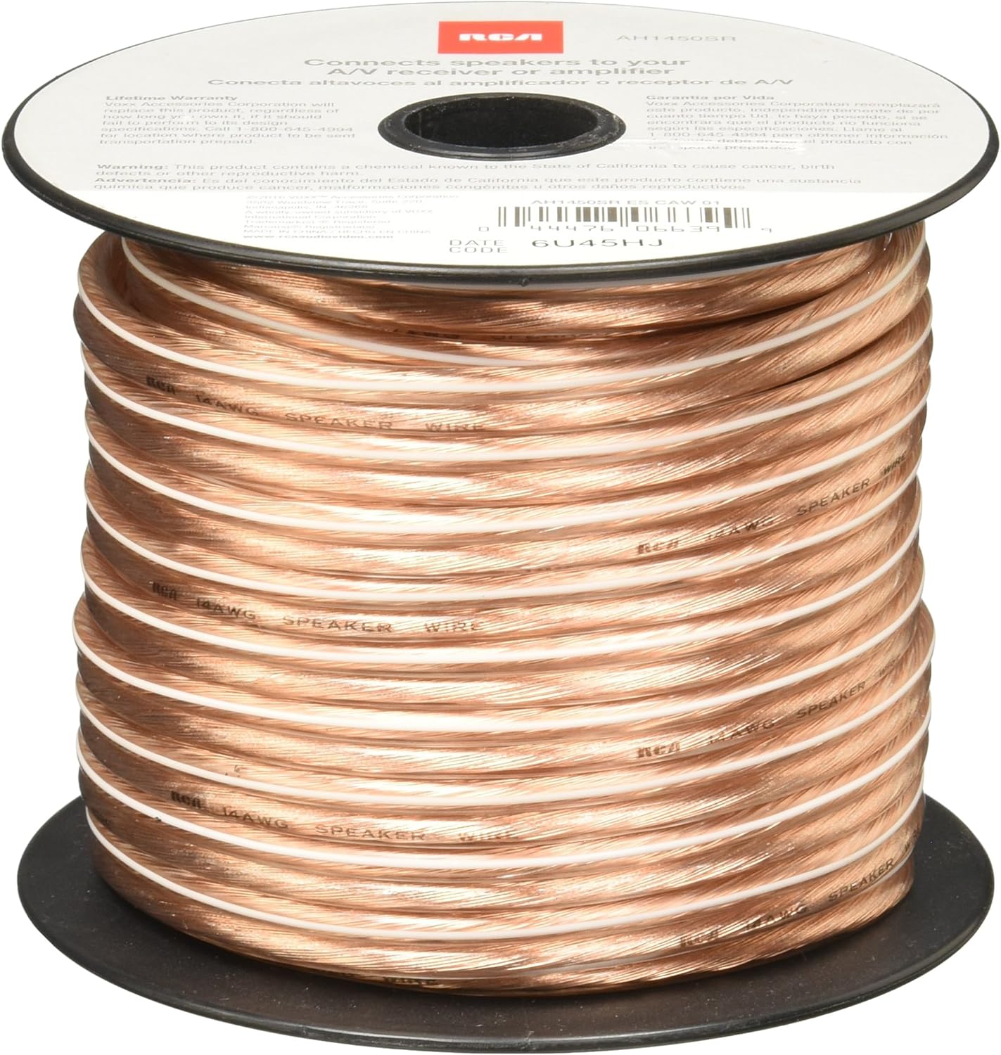 RCA AH18100SR 18-Guage Speaker Wire - 100 Feet: Home Audio & Theater