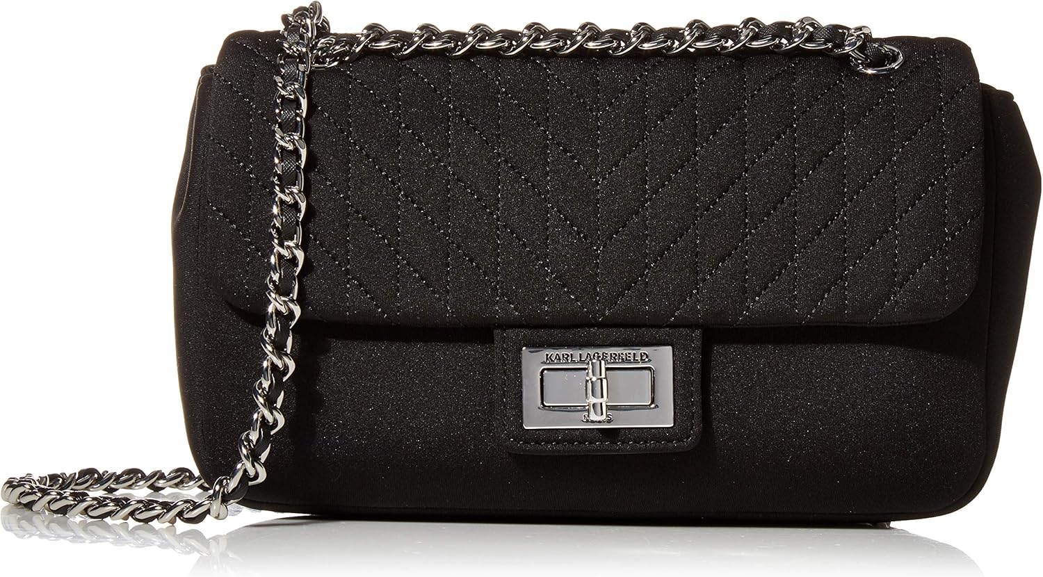 Karl Lagerfeld Paris Women's Agyness Neoprene Shoulder Bag Convertible