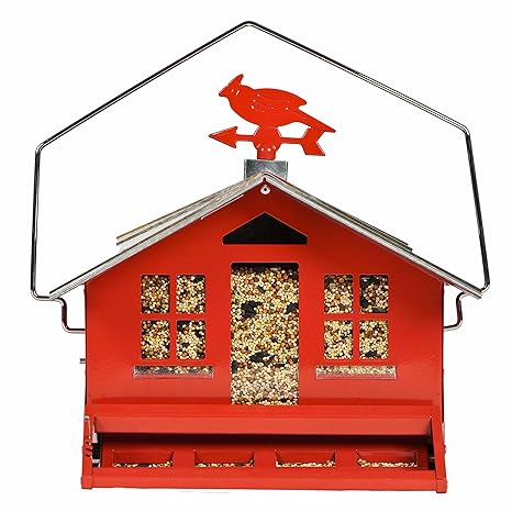 Perky Pet Squirrel Be Gone Bird Feeder All Metal Seed Feeder