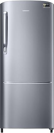 Samsung 192 L 4 Star Direct Cool Single Door Refrigerator(RR20N172YS8/HL, RR20N272YS8/NL, Elegant Inox, Inverter Compressor)