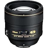 Nikon AF-S FX NIKKOR 85mm f/1.4G Lens with Auto Focus for Nikon DSLR Cameras