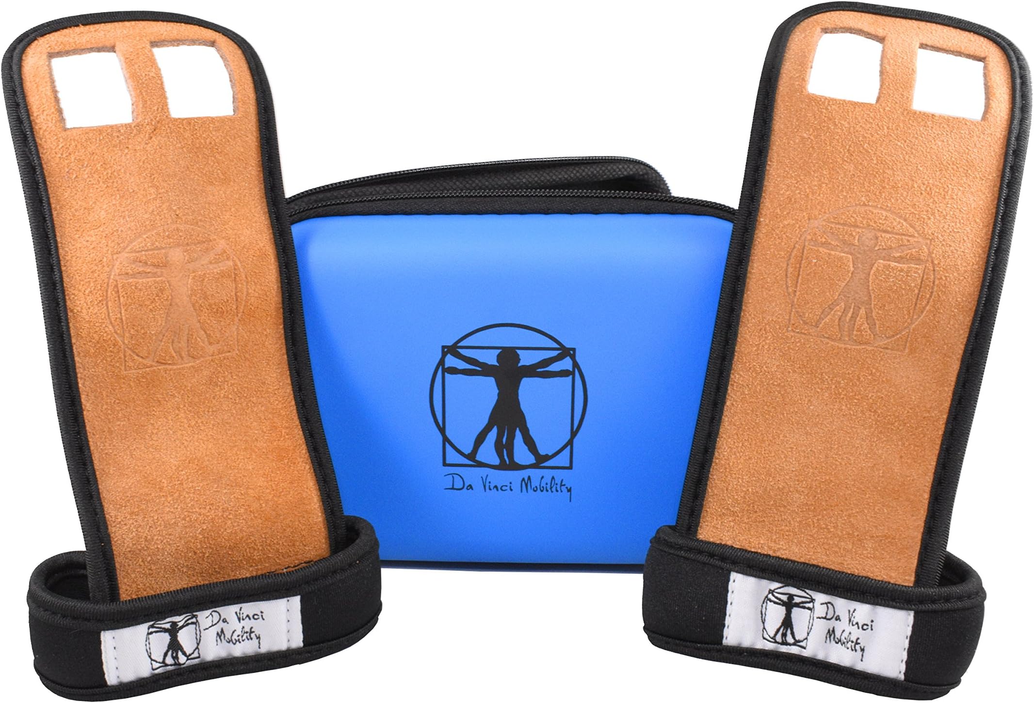 Da Vinci Mobility Hand Grips for Crossfit, Cross Training, Pull-Ups, Toes-To-Bar, Muscle Ups, Rings, WODs, Gymnastics, and Weightlifting designed to Protect Your Hands and Improve Your Grip