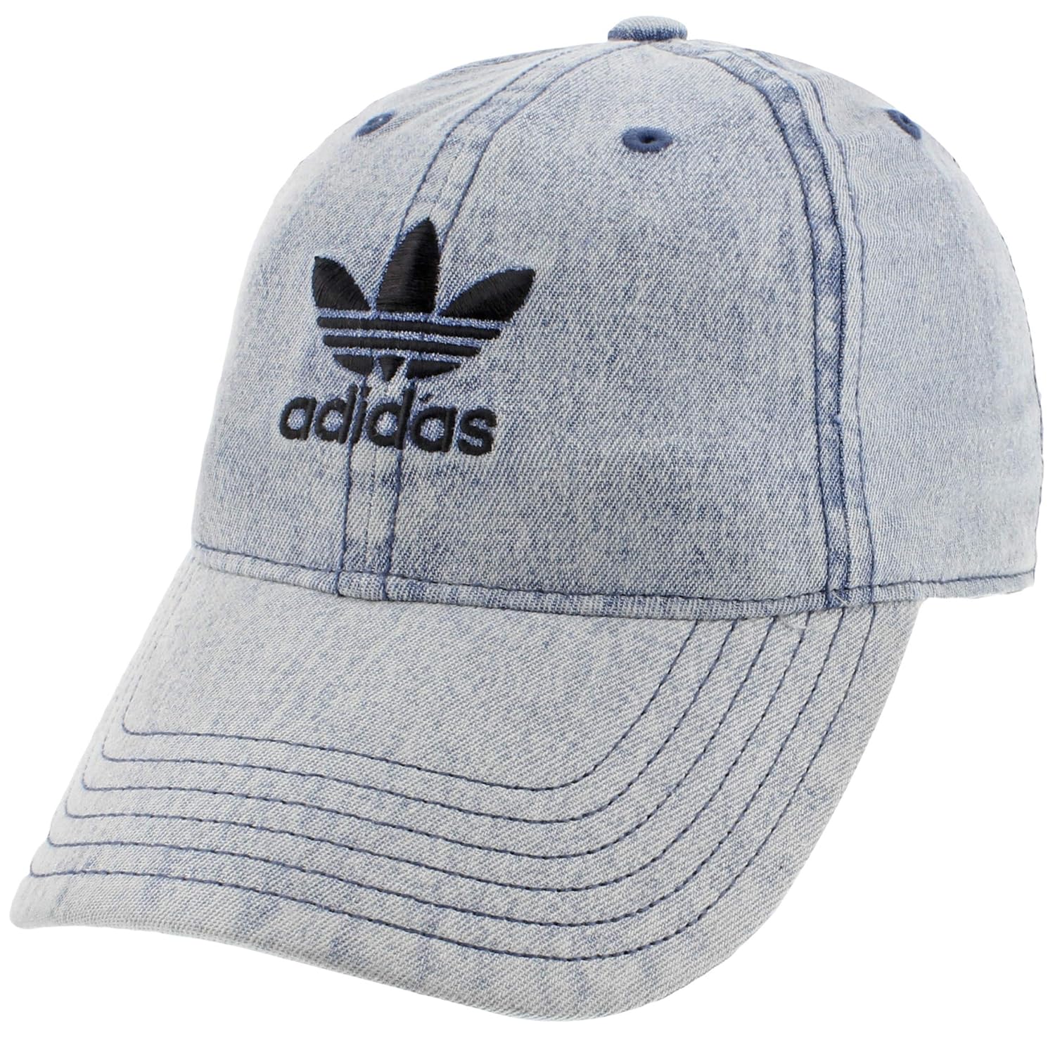 Adidas Women's Originals Relaxed Adjustable Strapback Cap, Washed Blue