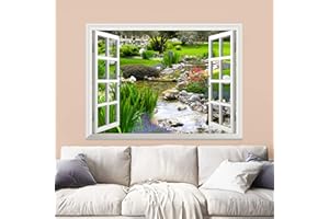 wall26 Removable Wall Sticker/Wall Mural (24"x32", Clear Spring and Green Grass)