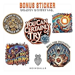HEIMDALLR Mystery Metal DND Dice Set – 7pc Blind