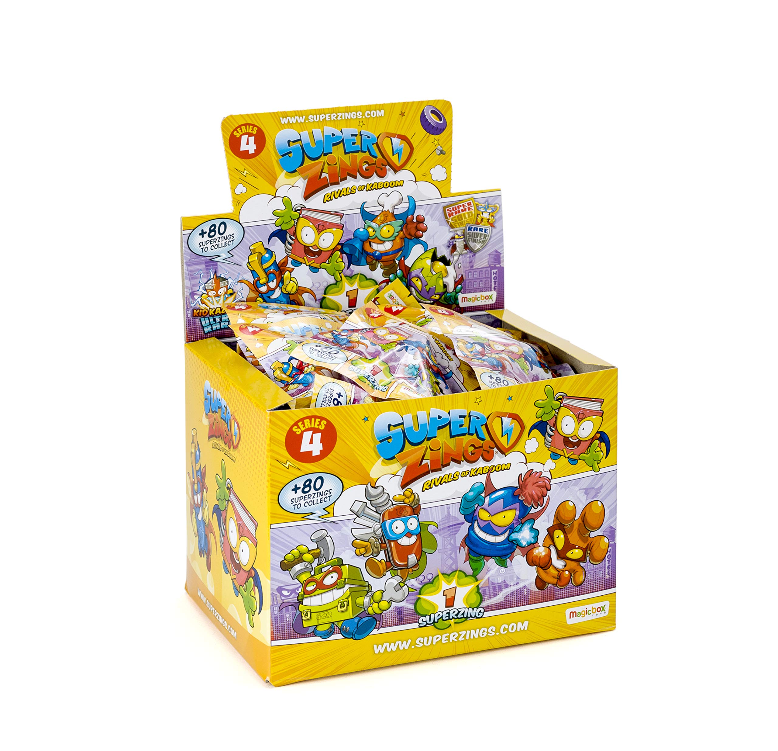 SuperThings - Series 4-50 Collectable Figure Display (PSZ4D850IN01), with 1 Figure in each Envelope