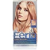 L'Oreal Paris Feria Multi-Faceted Shimmering Permanent Hair Color, 822 Rose Gold (Medium Iridescent Blonde), Pack of 1, Hair Dye