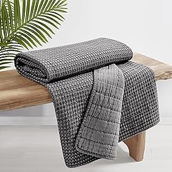 Levtex Home - Mills Waffle - Throw - Charcoal