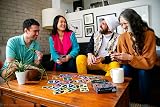 USAopoly Tacta Party Card Game Ages 7+ 2+ Players 20+ Min Play view 2