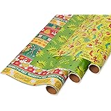 American Greetings Christmas Wrapping Paper with Gridlines, The Grinch (3 Pack, 105 sq. ft.)