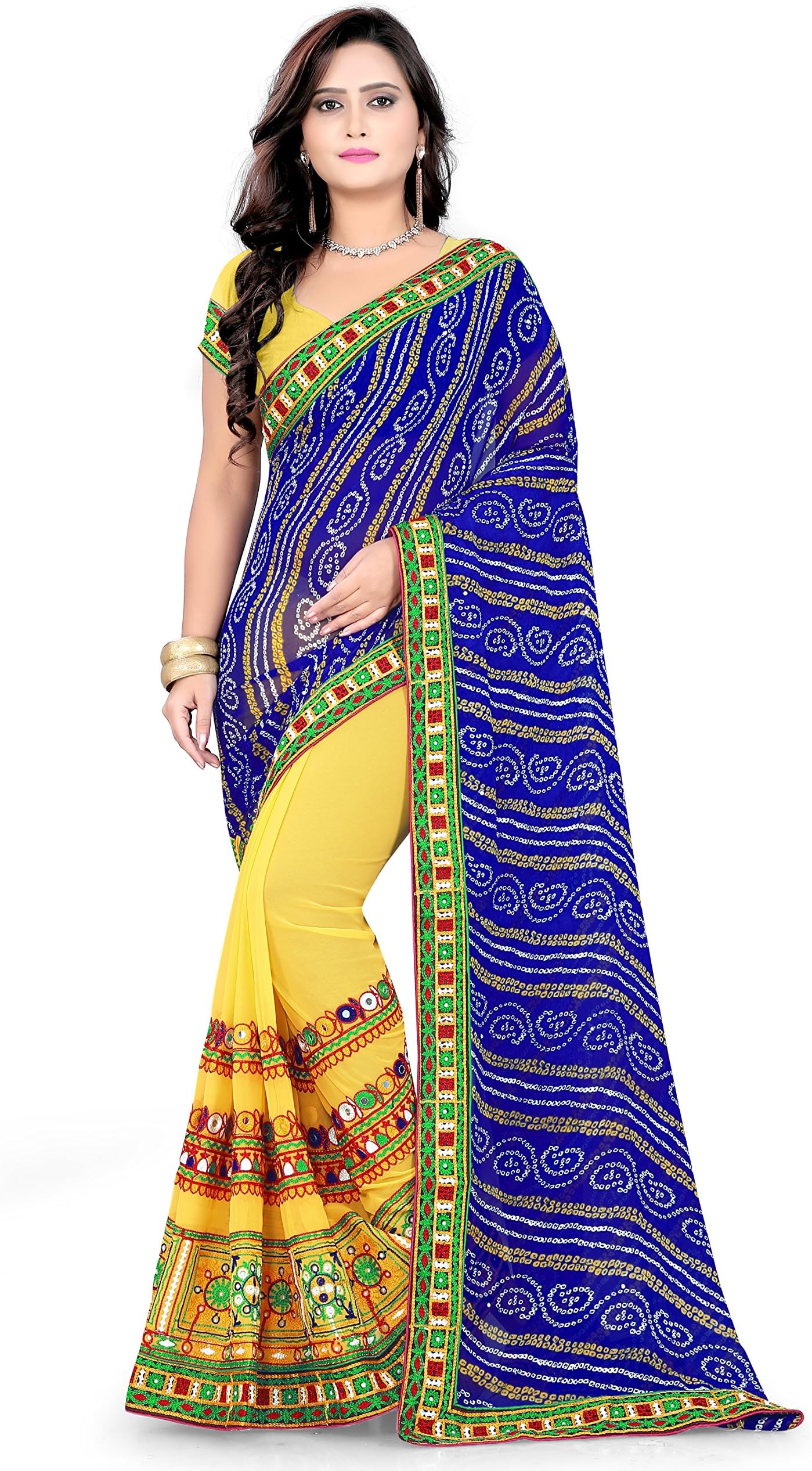 Riva Enterprise Women's Faux Georgette Saree