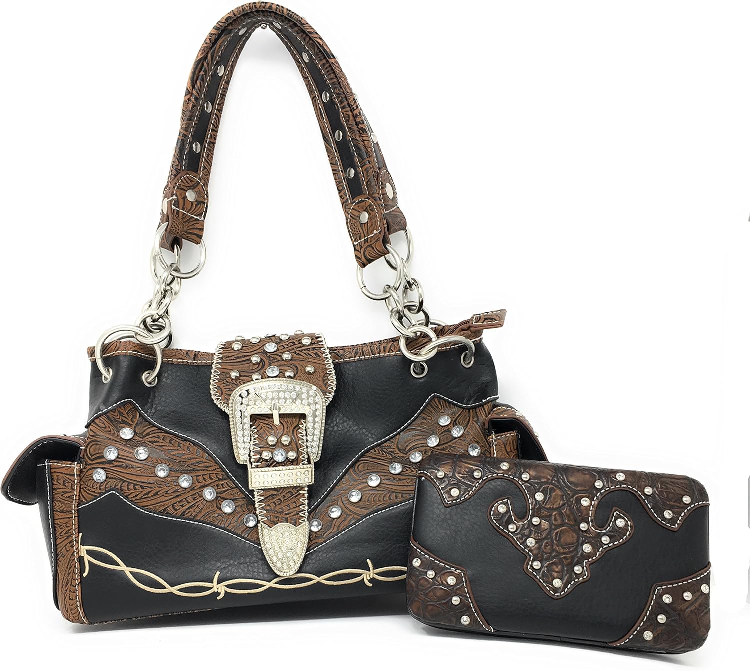 Texas West Premium Rhinestone Buckle Handbag Texas West Premium Rhinestone Buckle Handbag