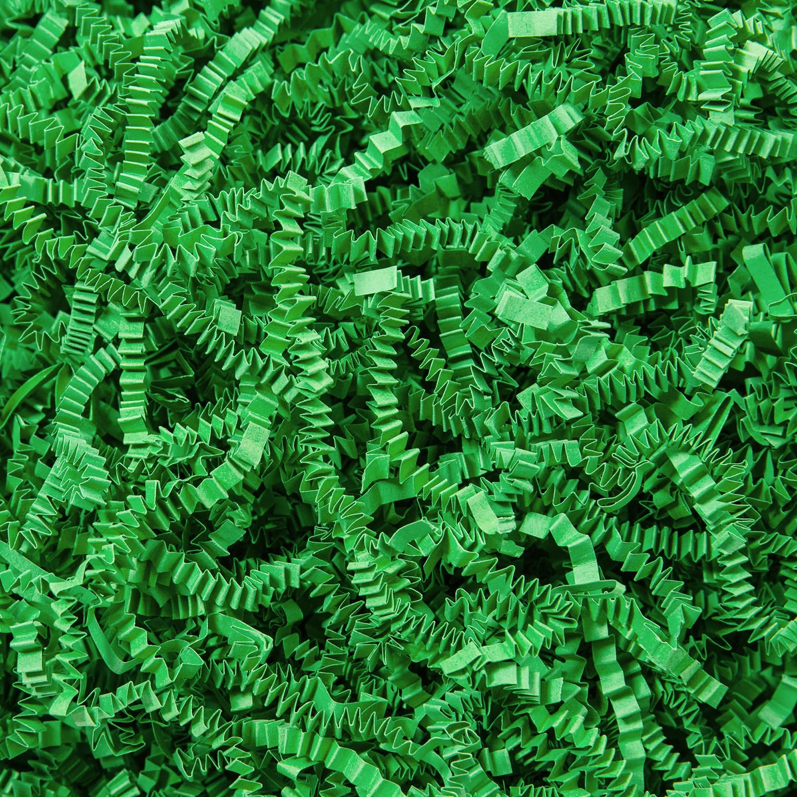 Mefleet 1 LB Crinkle Cut Paper Shred Filler Green