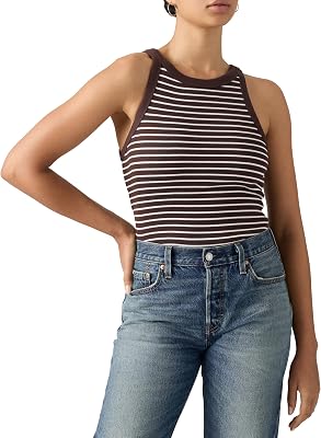Essential Racer Tank May Stripe Java STR