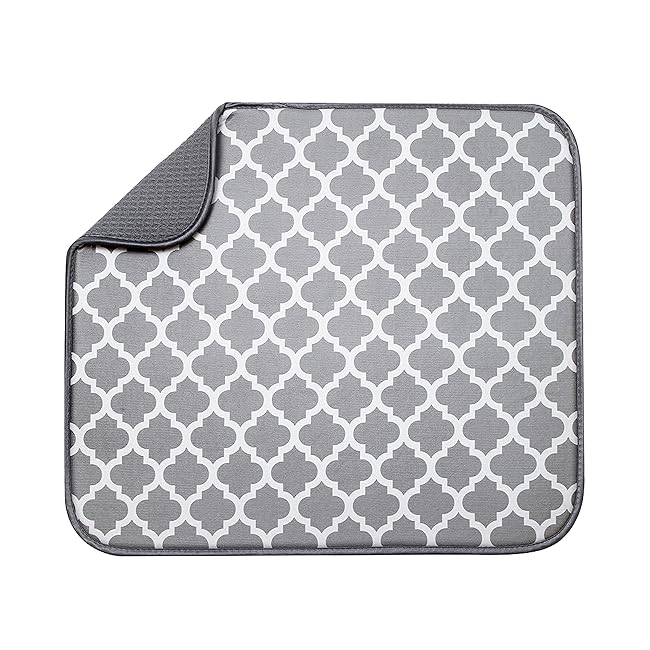 S&T Microfiber Dish Drying Mat, 16