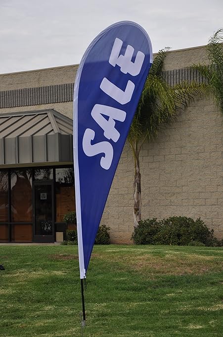Amazon Com Sale Teardrop Advertising Feather Flag Sign With Flag