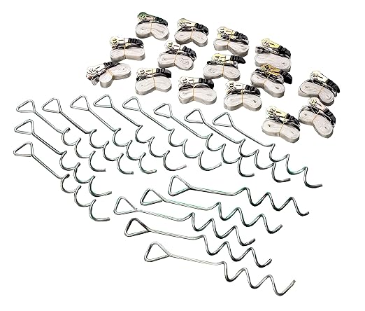 Árbol de sombra Kit de anclaje para Heavy Duty tiendas, toldos ...