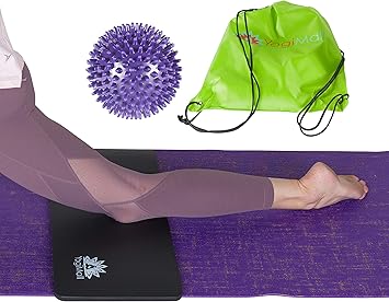 Amazon.com: YogiMall - Juego de rodilleras de yoga, bloque ...