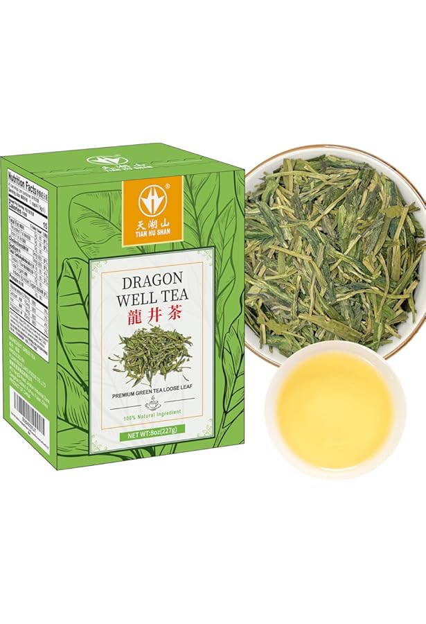 GOARTEA Supreme Anji Bai Cha Long Jing Green Tea White Dragon Well Grüner Tee EB