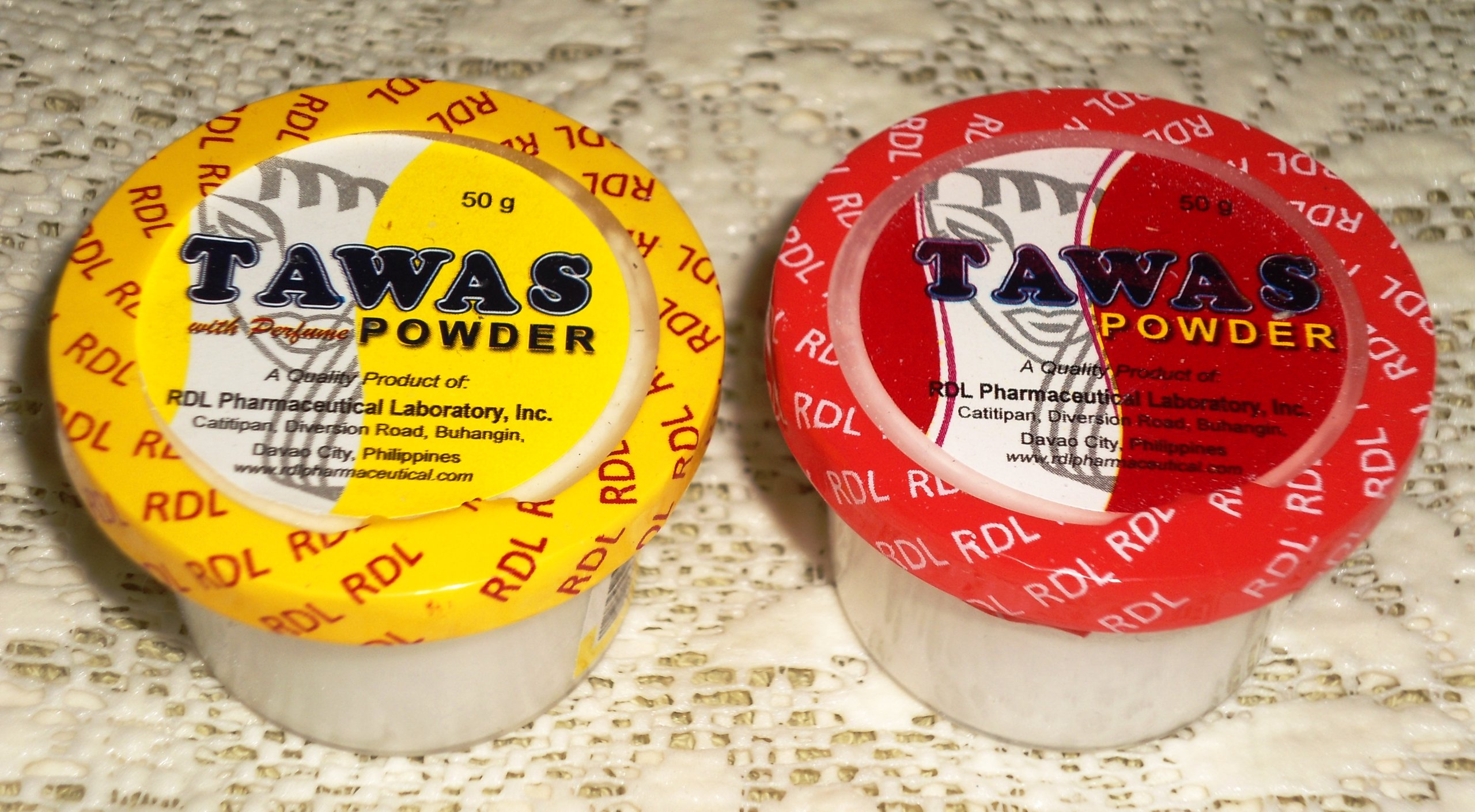 RDL Tawas Powder (Alum Powder) 50grams (yellow with Perfume) Buy