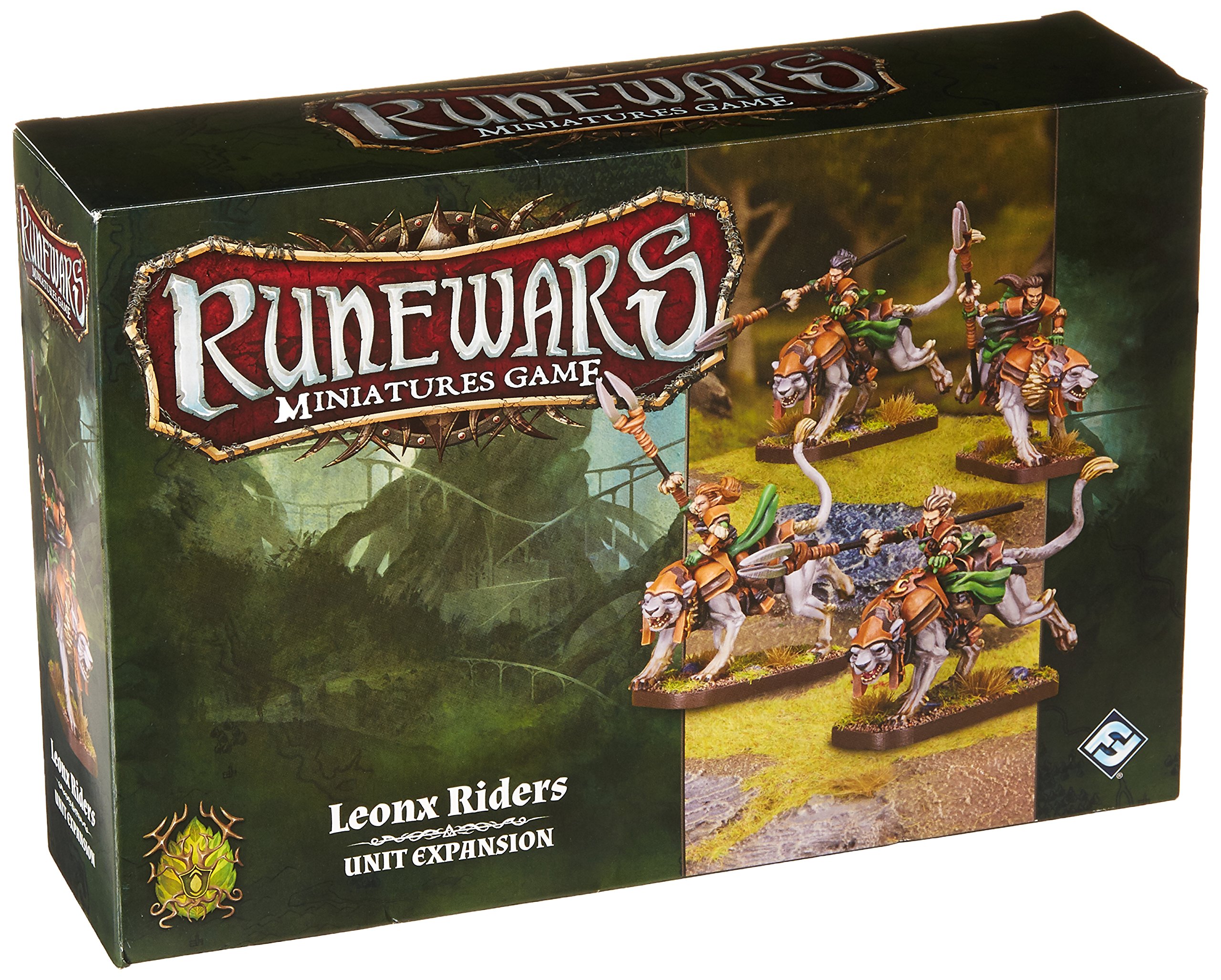 Fantasy Flight Games Leonx Riders Expansion Pack: Runewars Miniatures Game