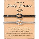 Tarsus Valentines Day Gifts Matching Couples Bracelets Love Knot Relationship Jewelry Christmas Birthday Anniversary Couples Gifts for Him Her Boyfriend Girlfriend