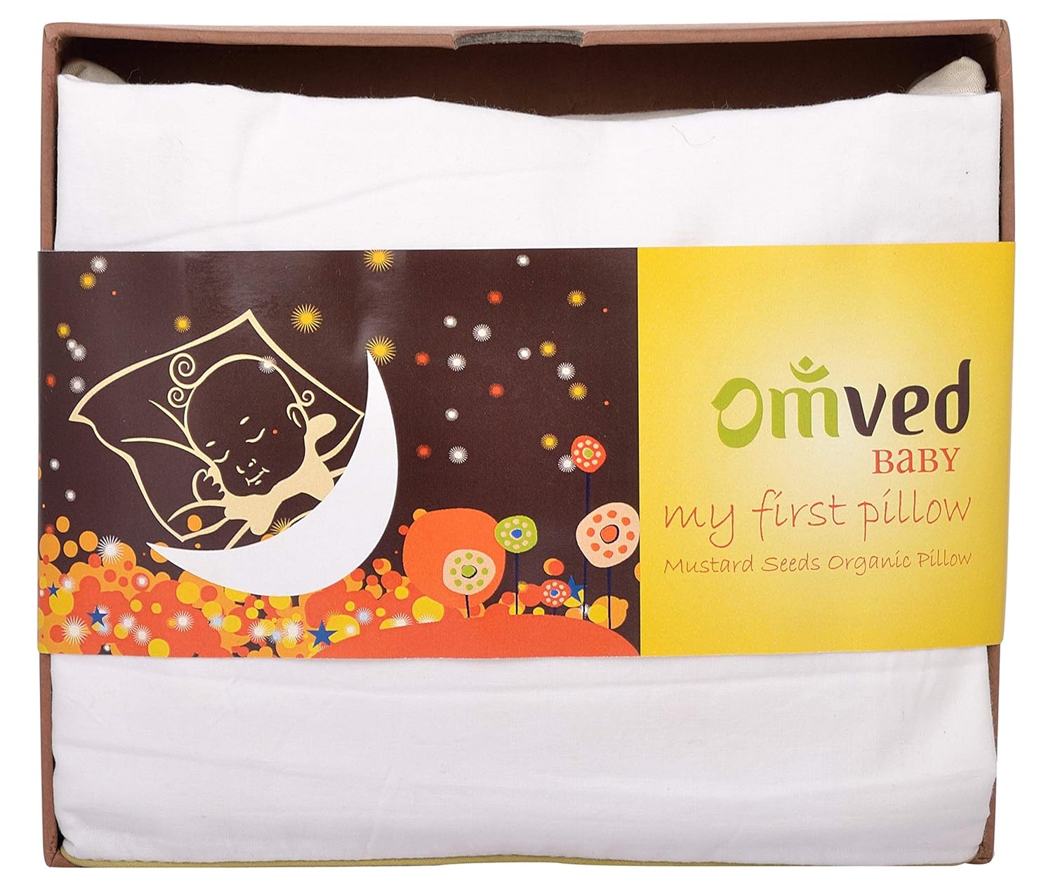 Buy Omved My First Pillow Mustard Seeds Rai Organic Baby Pillow