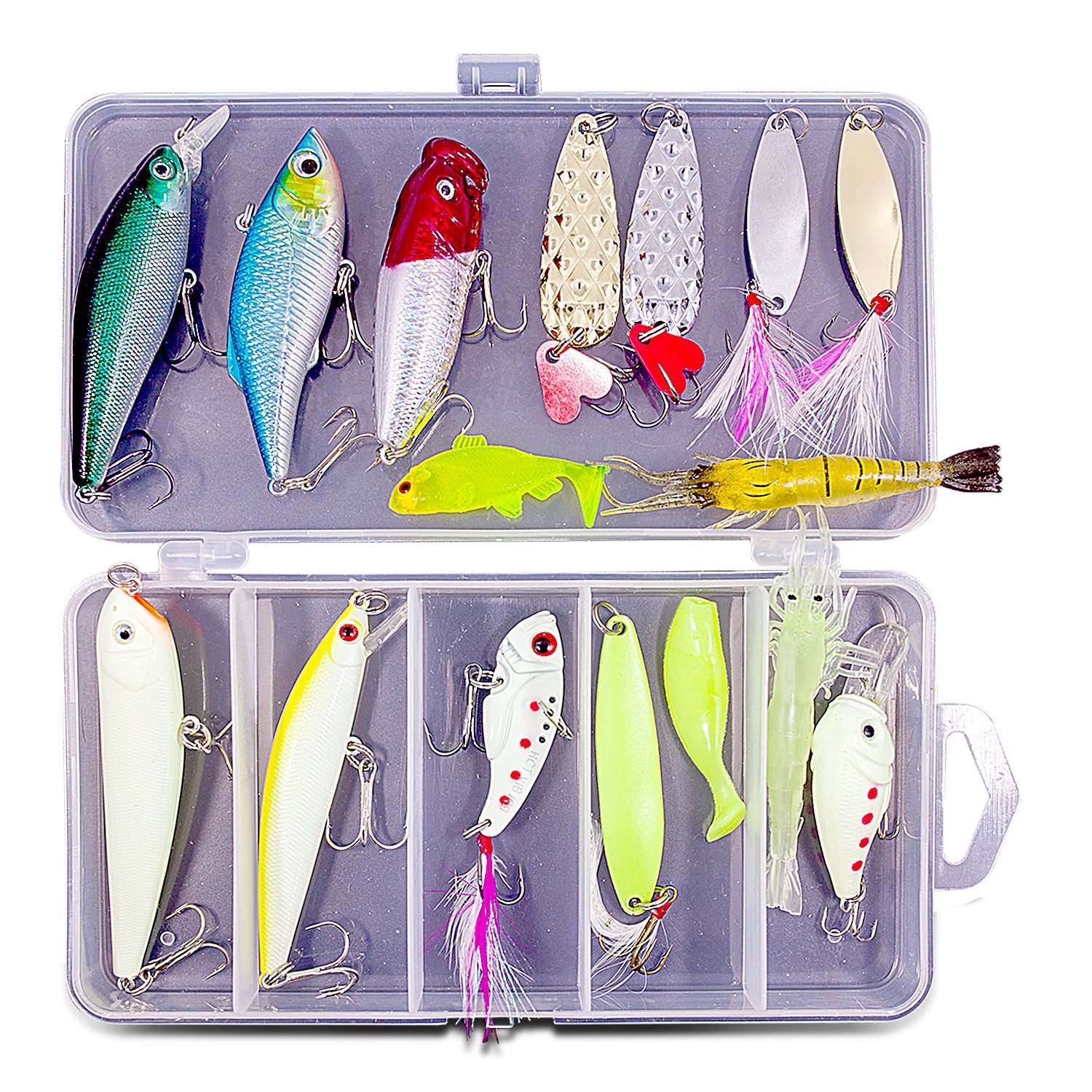 上等な ルアー Pcs 301 For Spinnerbaits Topwaterフロッグルアー Crankbaits Vivid Pcs Pc Include Lures スプーンルアーect Choose釣りルアーspinnerbait 釣り ルアータックルボックスセットキットlots ルアー疑似餌タックルセット 17 B077gr4zvb Set08