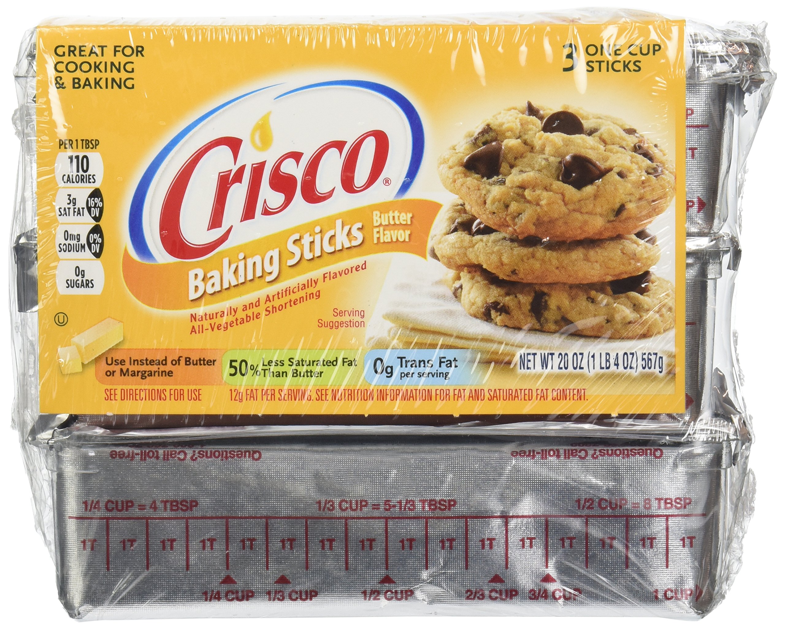 Crisco, AllVegetable Shortening Sticks, 20 oz (3 ct) Buy Online in