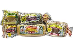 Royal Caribbean Bakery Variety Pack 3 (Small Hard Dough Bread, 28 Oz.; Small Spice Bun, 26 Oz.; Sugar Buns, 16 Oz.; Bulla, 16 Oz.; Coconut Bulla, 8 Oz.)
