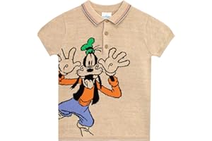 Disney Boys Goofy Polo Shirt Kids Short Sleeve T-Shirt