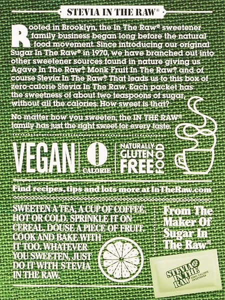 STEVIA IN THE RAW 50 COUNT BOX (PACK OF 1) , 1.75 OUNCE EACH