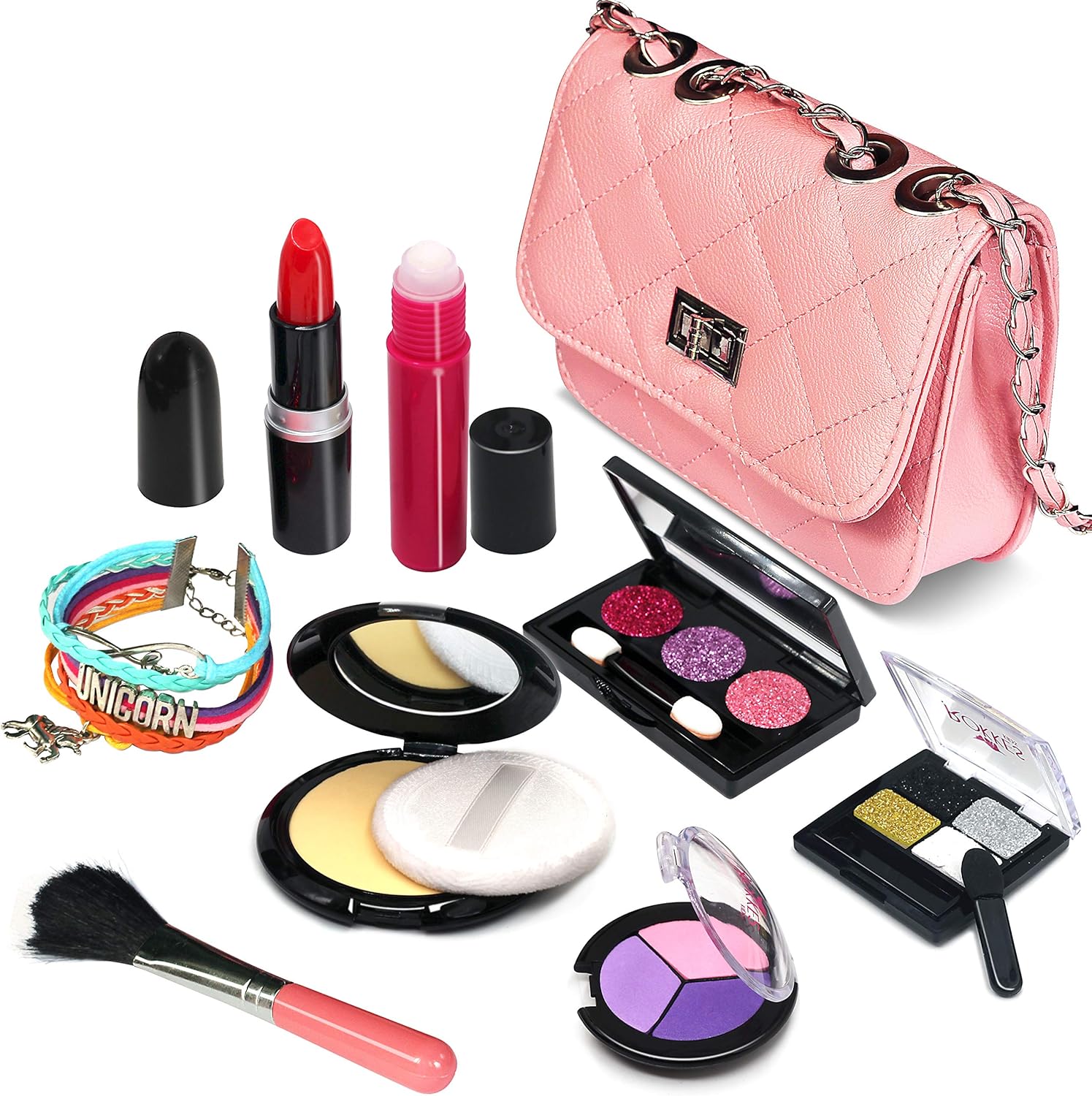 plastic pretend makeup set