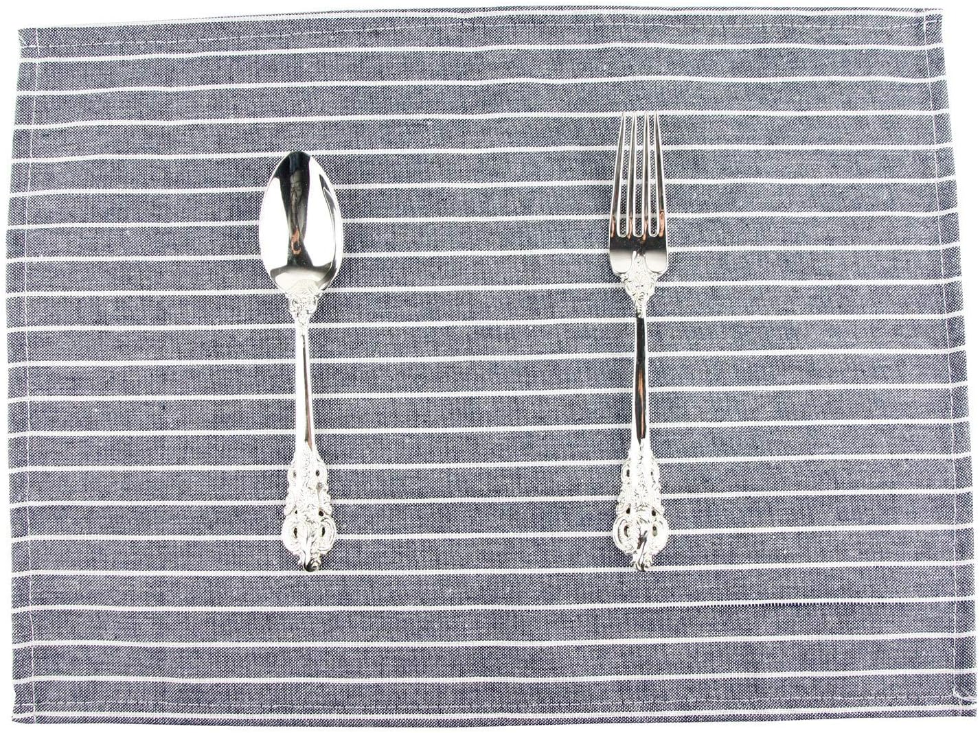 SMARTitns Cotton Dinner Napkins Cloth Kitchen Table Linens Multi-Colors,Durable - Ideal for Events & Regular Home Use - 6 Pack (12” x16”): Home & Kitchen