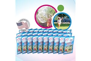 WOWMAZING Bubble Concentrate Solution – Makes Up to 87 Liters, 30 Pouches of Bubble Refill, Just Add Water – Bubbles Made in 