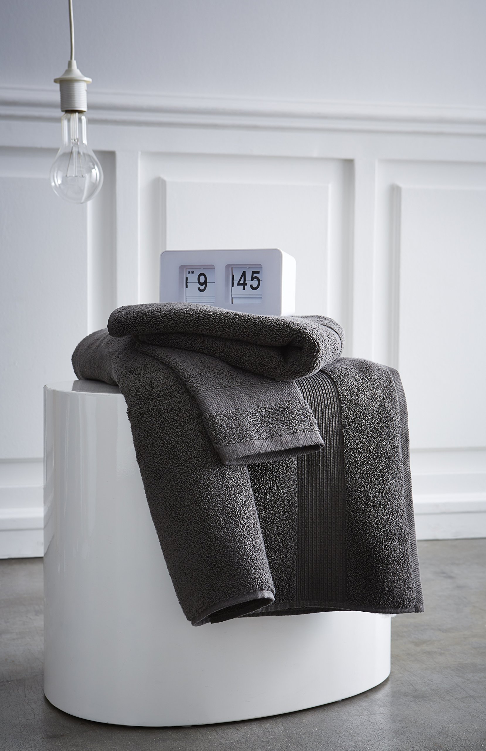 TODAY Cotton Bath Towel, Grey, 90 x 150 cm