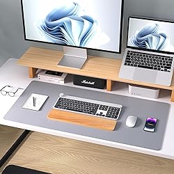 Aothia Leather Desk Pad Protector, Mouse