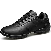 BAXINIER Girls White Cheerleading Dance Shoes Athletic Training Tennis Breathable Youth Competition Cheer Sneakers