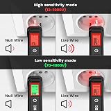 KAIWEETS HT100S Voltage Tester Dual Range 12-1000V AC NCV LED Flashlight view 3